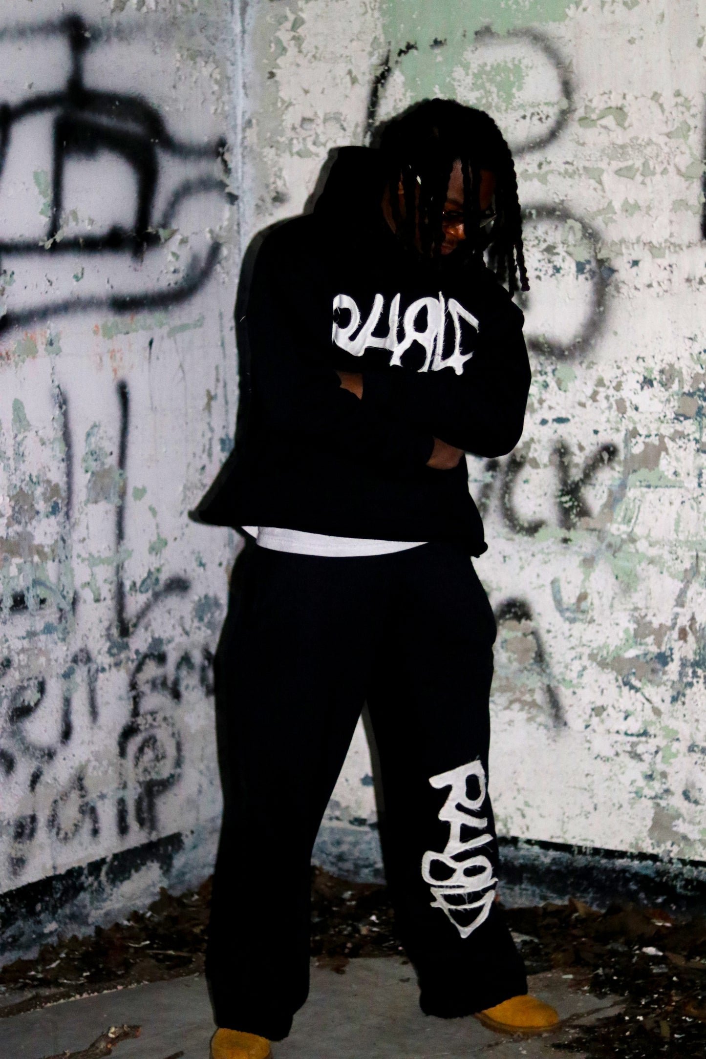 Distressed Sweatsuit